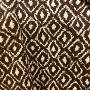 Ruby Rd size 12 brown and white crop ankle pants